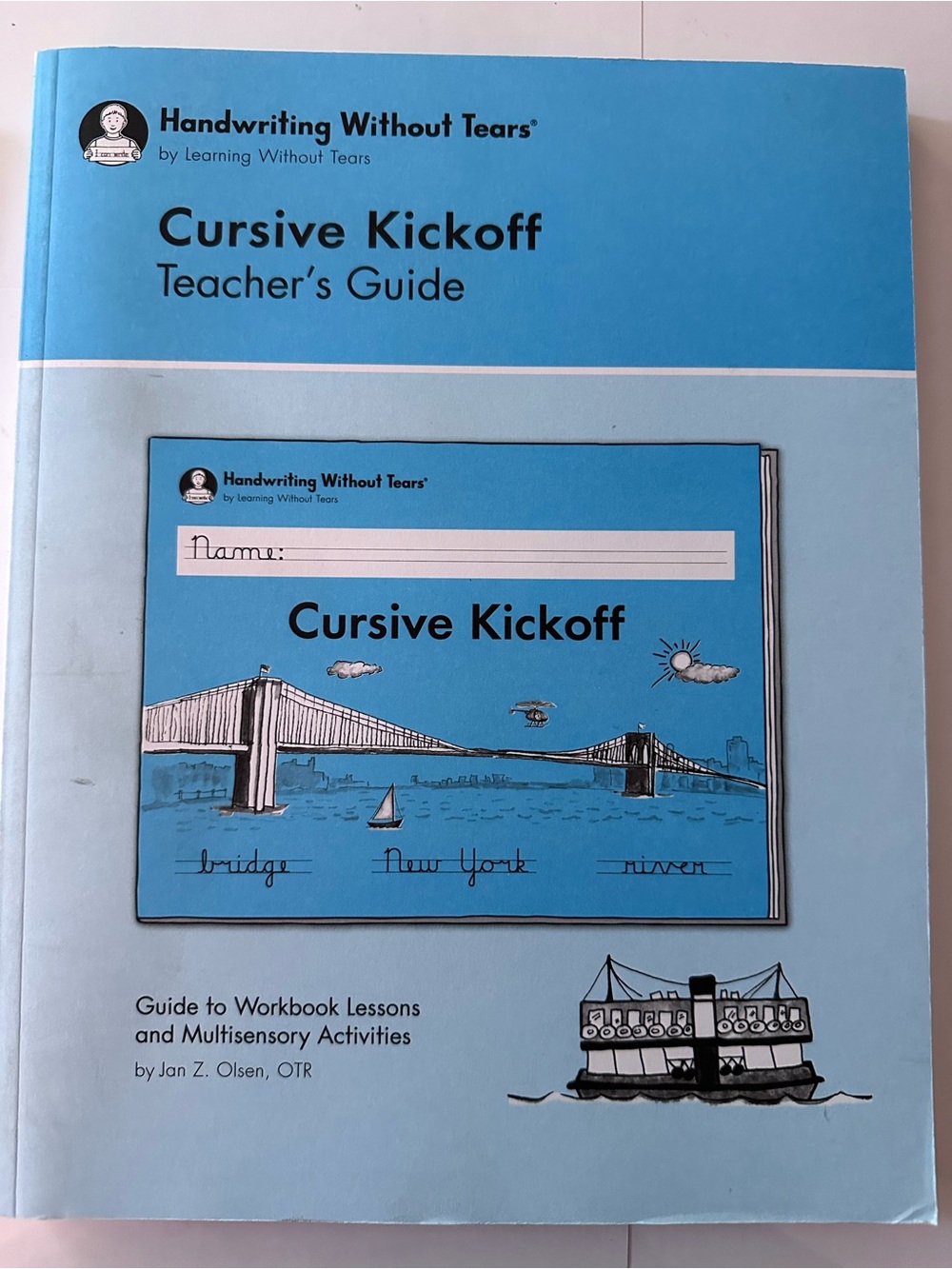 Cursive Kickoff Teacher's Guide - Blue
